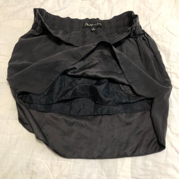 Elizabeth and James 100% Silk Mini Skirt Black Small | Archival | The Row - Picture 5 of 12